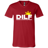 DILF Damn I Love Filipinas Unisex Jersey V-Neck T-Shirt
